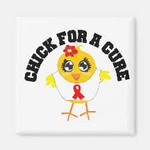 Blood Cancer Chick For A Cure Magnets