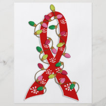 Blood Cancer Christmas Lights Ribbon Flyers