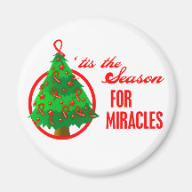 Blood Cancer Christmas Miracles Fridge Magnets