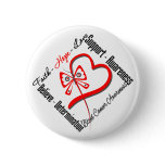 Blood Cancer Faith Hope Love Butterfly Buttons