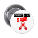 Blood Cancer Fight Like A Girl buttons