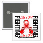 Blood Cancer FIGHTING Like a Girl buttons