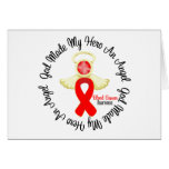 Blood Cancer God Made My Hero An Angel Greeting Card