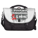 Blood Cancer I Fought Conquered Wo Laptop Messenger Bag