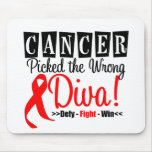 Blood Cancer Picked The Wrong Diva v2 mousepads