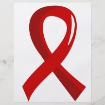 Blood Cancer Red Ribbon 3 Flyers