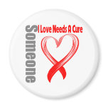 Blood Cancer Someone I Love Needs A Cure Fridge Magnet