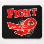 Blood Cancer Sporty Fight Like A Girl mousepads