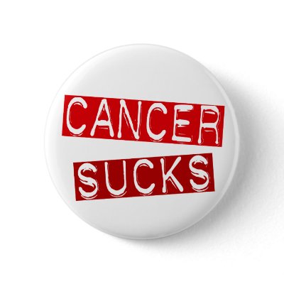 Blood Cancer Sucks 2C Pinback Button by awarenessgifts