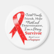 Blood Cancer Support Strong Survivor.png Magnet