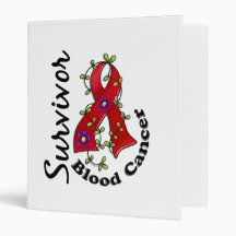 Blood Cancer Survivor 15 Vinyl Binders