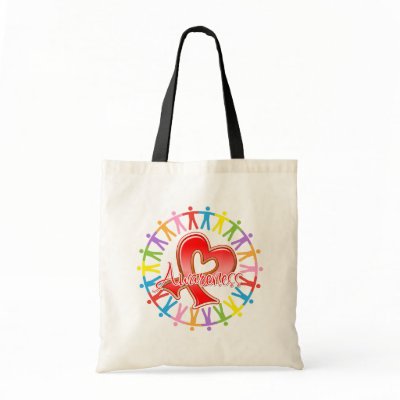 Blood Cancer Unite in Awareness Canvas Bag by giftsforawareness