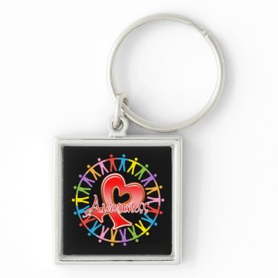 Blood Cancer Unite in Awareness Keychain by giftsforawareness