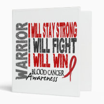 Blood Cancer Warrior Binders