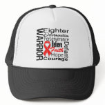 Blood Cancer Warrior Collage Mesh Hats