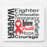 Blood Cancer Warrior Collage Mousepads