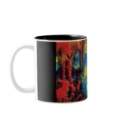 Blood cave cartoon halloween coffee mugs & cups by mensgifts