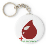 blood donation keychain