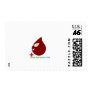 blood donation postage stamp