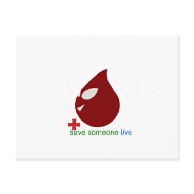 blood donation post card by ariks1982