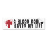 Blood Donor Bumper Stickers