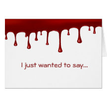 Blood Drip Set Cards