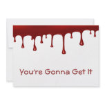 Blood Drip Set Custom Invitations