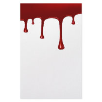 Blood Drip Set Stationery Paper