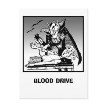 BLOOD DRIVE postcards