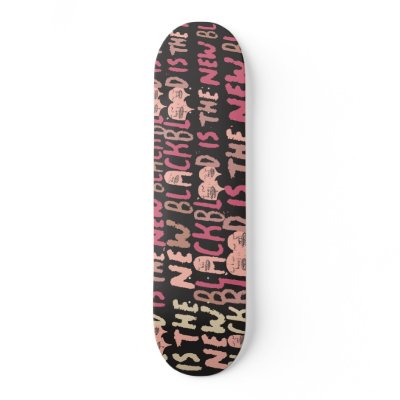 Blood Faces by Keith Shore Skateboard Deck by bloodisthenewblack