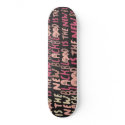 Blood Faces by Keith Shore skateboards