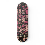 Blood Faces by Keith Shore Skateboard Deck