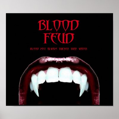 Blood Feud Print 01 by EvilKatProductions