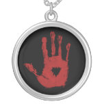 Blood Hand Necklace