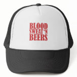 blood trucker hats