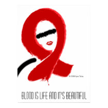 BLOOD IS LIFE, AND IT'S BEAUTIFUL, © 2009 LT posters by StyleStickers BLOOD IS LIFE, AND IT'S BEAUTIFUL, © 2009 LT posters