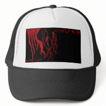 blood, knarly wear, blood shot hats by tuckero blood, knarly wear, blood shot hats