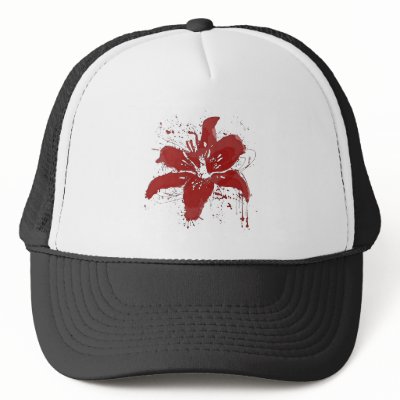 BLOOD LILLY HAT by nassosvakalis