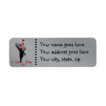 Blood Lily Custom Return Address Label