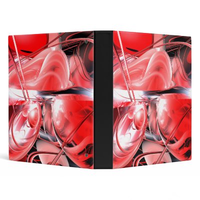 Blood Madness Abstract Binder by alexanderbutler
