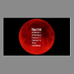 Blood Moon Gothic Profile Card business cards