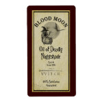 Blood Moon Halloween Avery Label