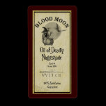 Blood Moon Halloween Avery Label