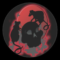 Blood moon stickers