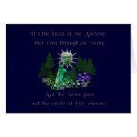 Blood of the Ancients Greeting Card