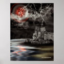 Blood On The Moon Gothic Landscape Print print