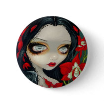 "Blood Orchid" Button