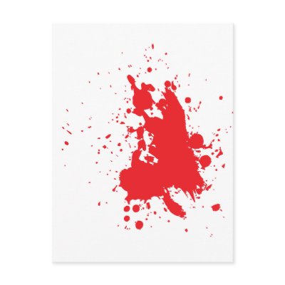 blood postcards by babydollboutique