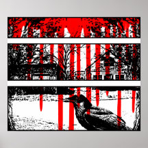 Blood Raven Print