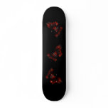 Blood Red & Black Winged Butterfly Flying Skate Boards